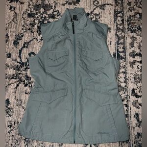 Eddie Bauer Powder Blue Full Zip Travex Vest